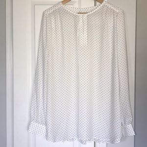 LOFT Polka Dot Blouse